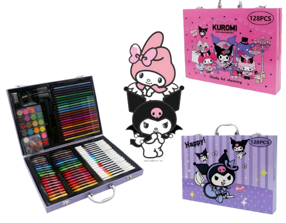 SET DE MARCADORES 180 PIEZAS KUROMI